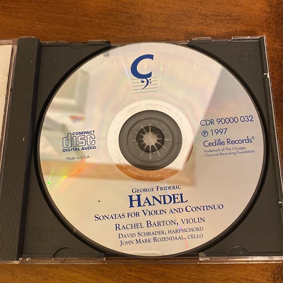 Gently used Rachel Barton, Violin. Handel The Sonatas for violin - Picture 4 of 4